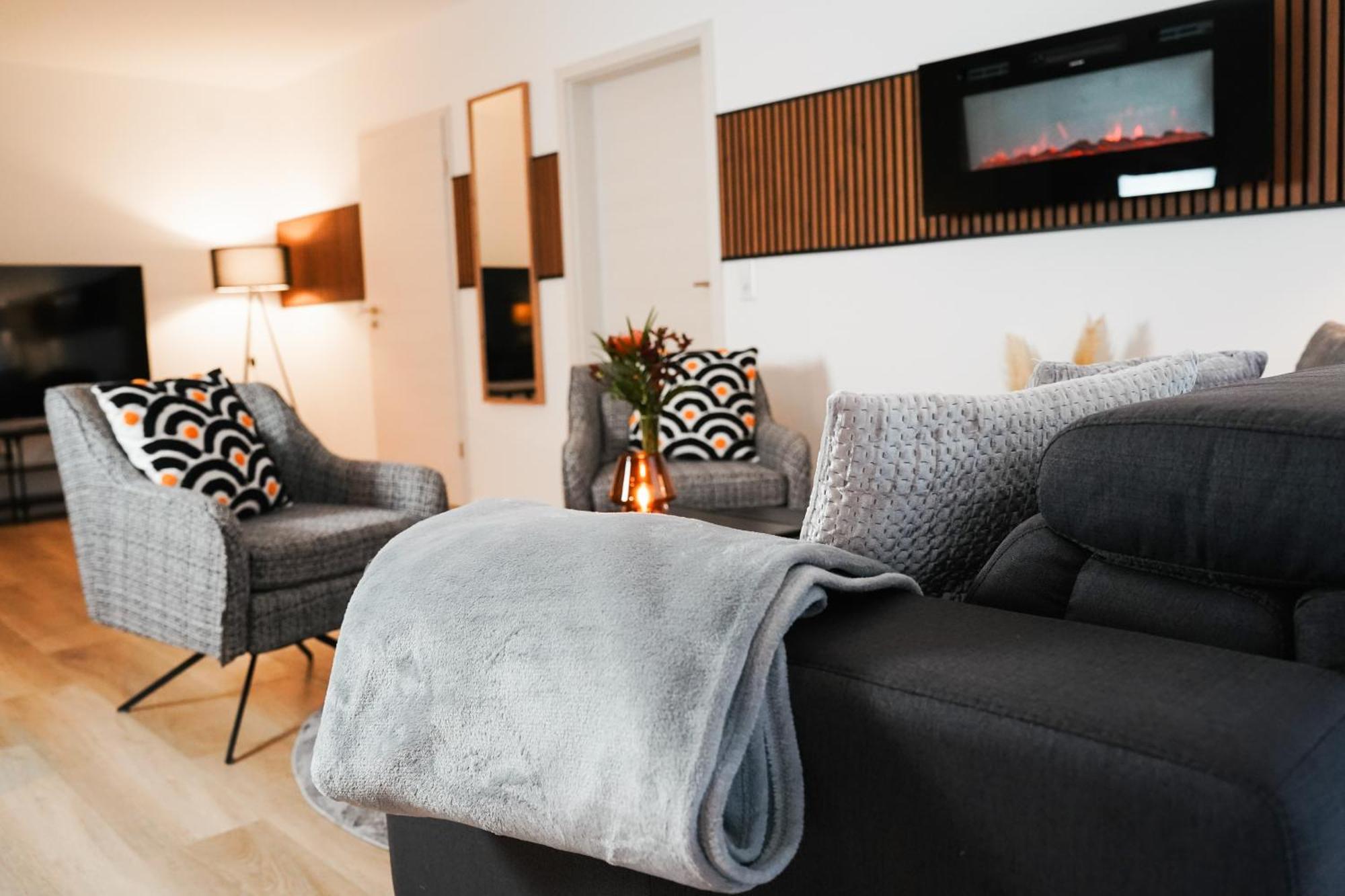 Kamin, Parkplatz, Balkon, Stilvolles Zuhause,Grosszuegig Leilighet Paderborn Eksteriør bilde